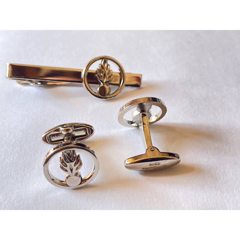Boutons de manchette Gendarmerie (version argent)