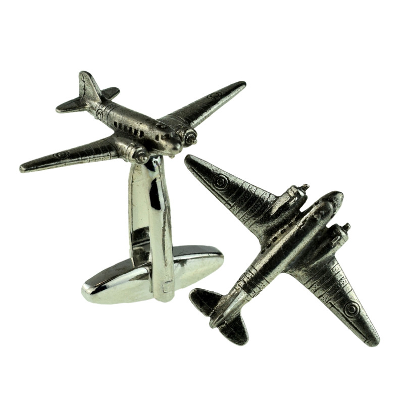 Boutons de manchette Aéropostale / Douglas Dakota C47