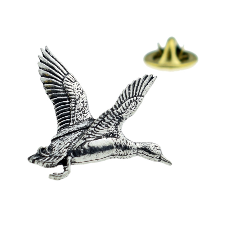 Pin's canard colvert en vol