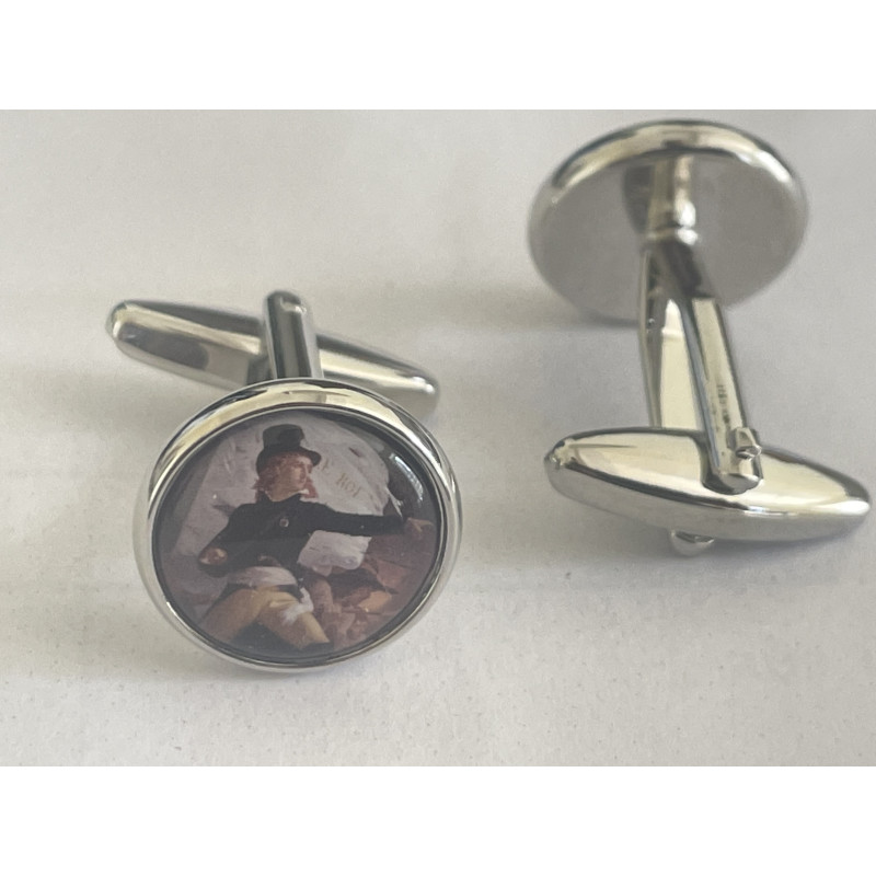 Boutons de manchette général Henri de La Rochejaquelein