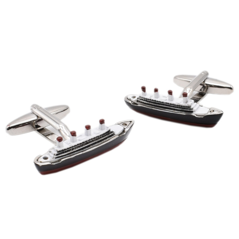 Boutons de manchette paquebot TITANIC