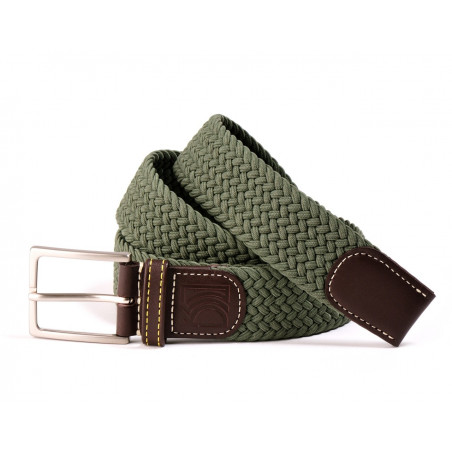 Cucumber Martini braided belt