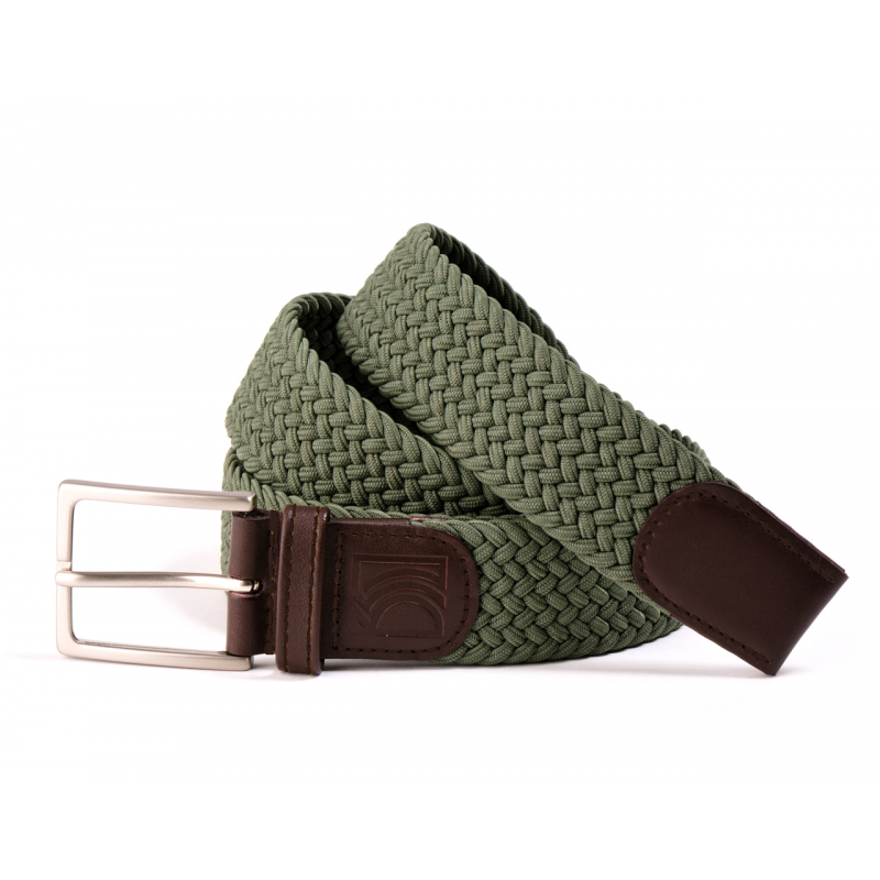 Cucumber Martini braided belt