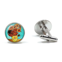 Van Gogh Sunflowers Cufflinks