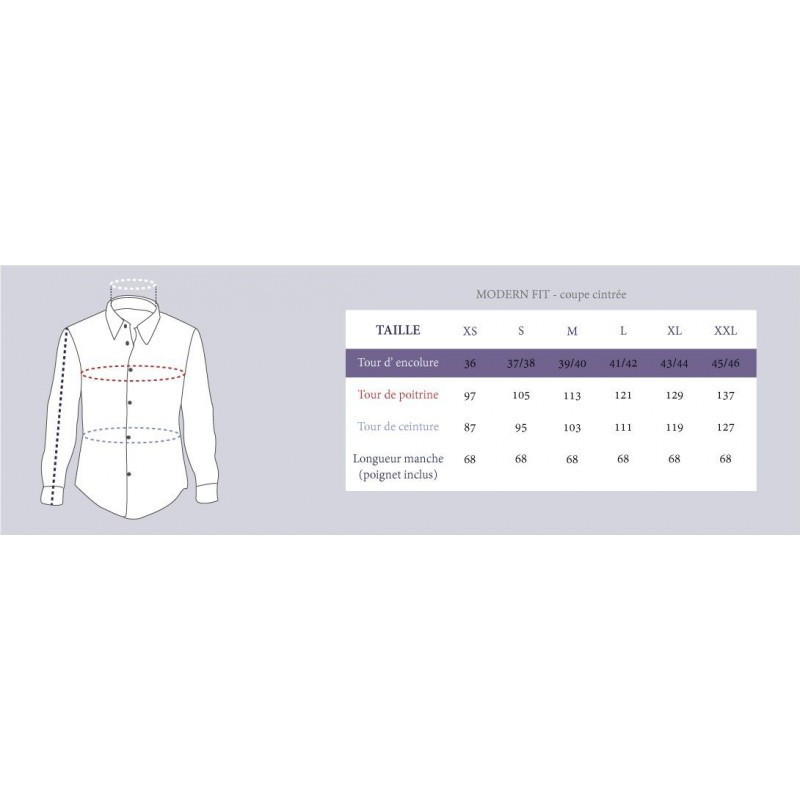 Chemise blanc à poignets mousquetaires