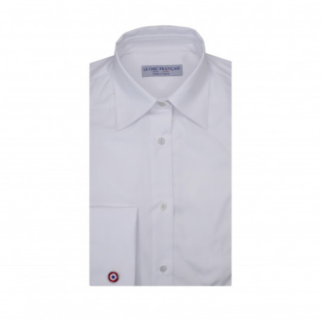 White Shirt with French Cuffs
