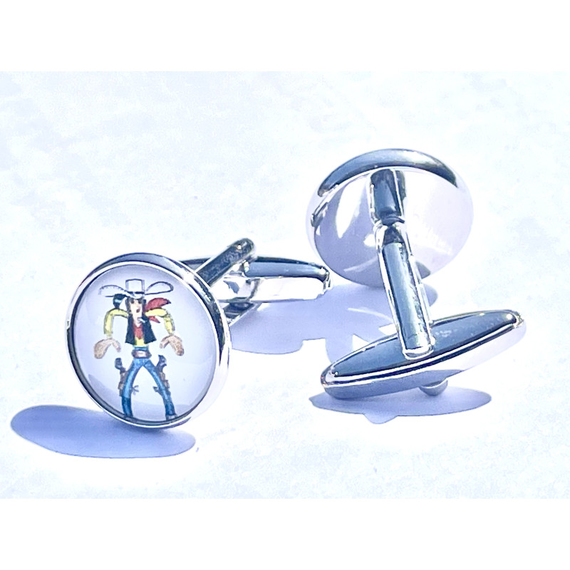 Boutons de manchette Lucky Luke