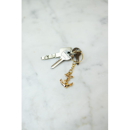 French Navy Anchor Keyring