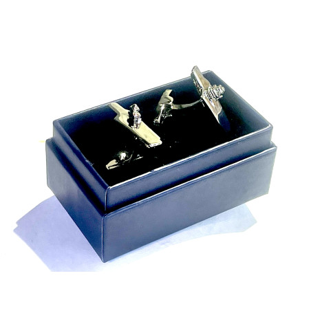 Charles de Gaulle Aircraft Carrier Cufflinks
