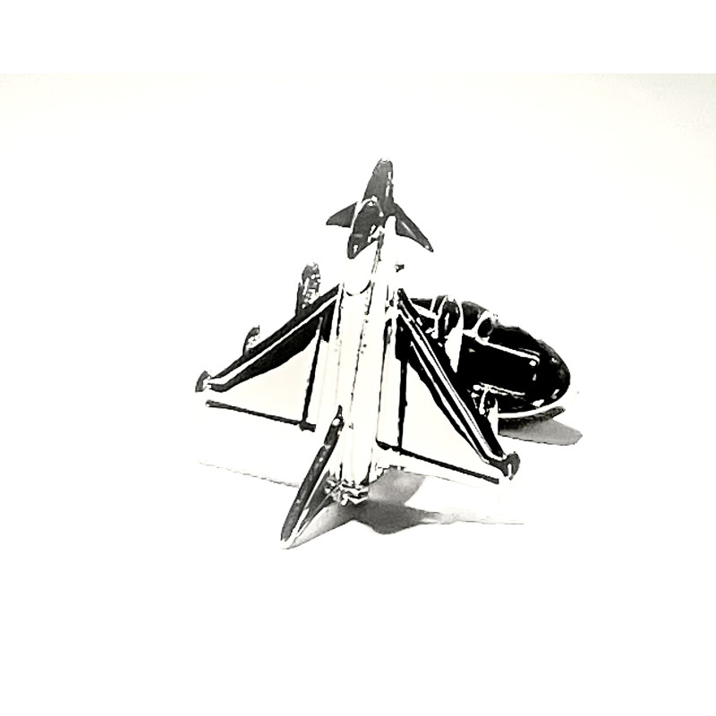 Boutons de manchette avion Rafale
