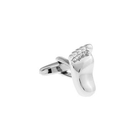 Foot-Shaped Photo Cufflinks