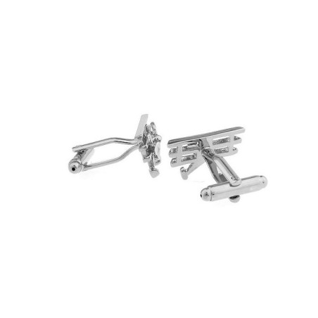 Triplane Cufflinks (Silver)