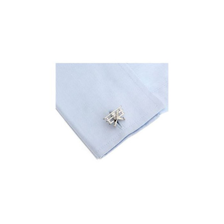 Triplane Cufflinks (Silver)