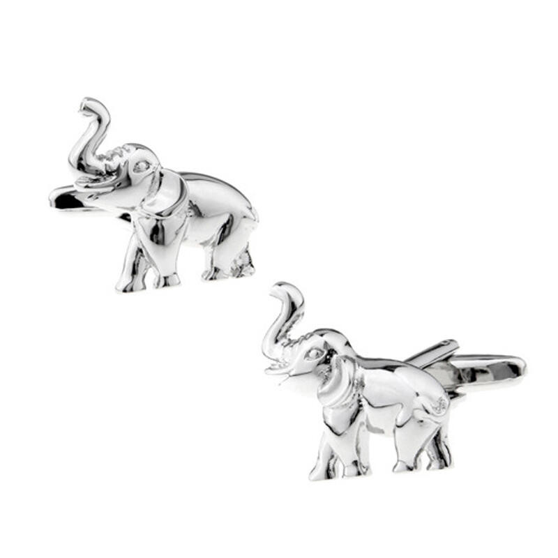 Boutons de manchette Eléphants