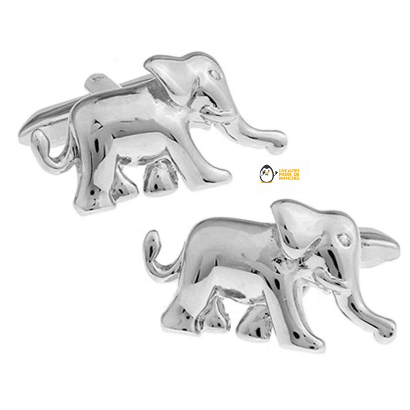 Boutons de manchette Eléphants 2