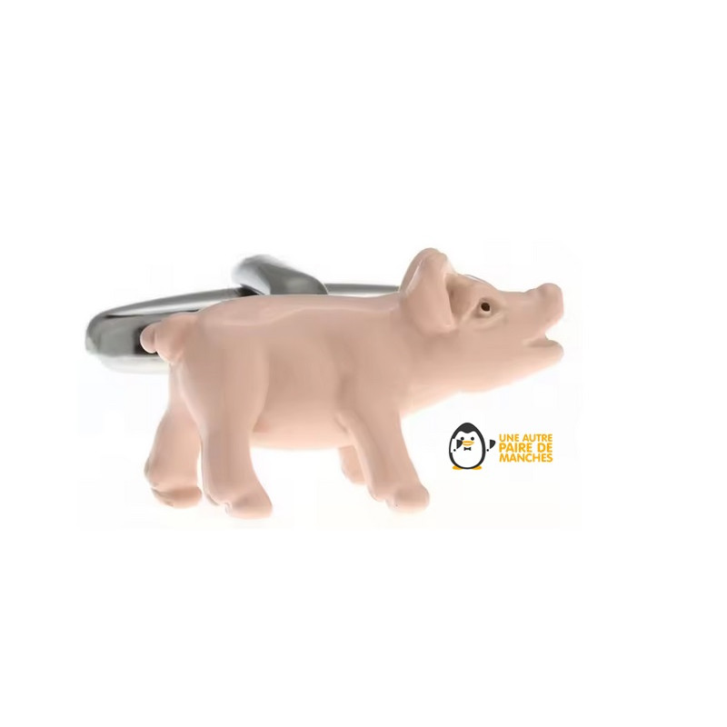 Boutons de manchette cochons