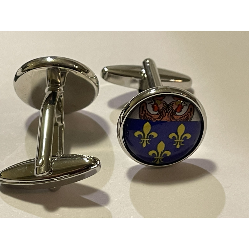 Boutons de manchette blason de Versailles