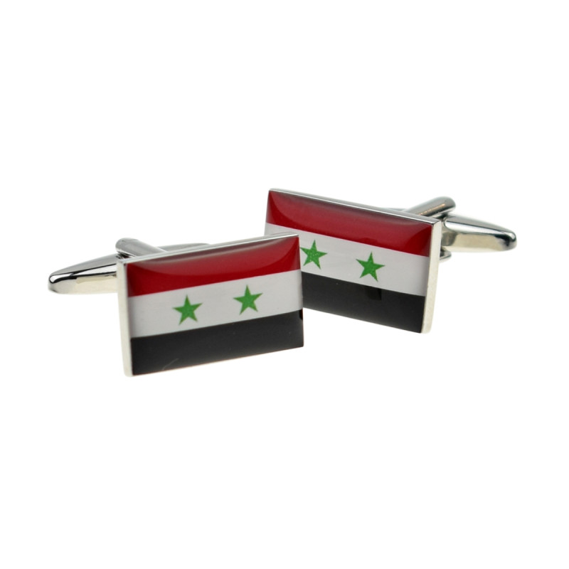 Boutons de manchette Drapeau de la Syrie