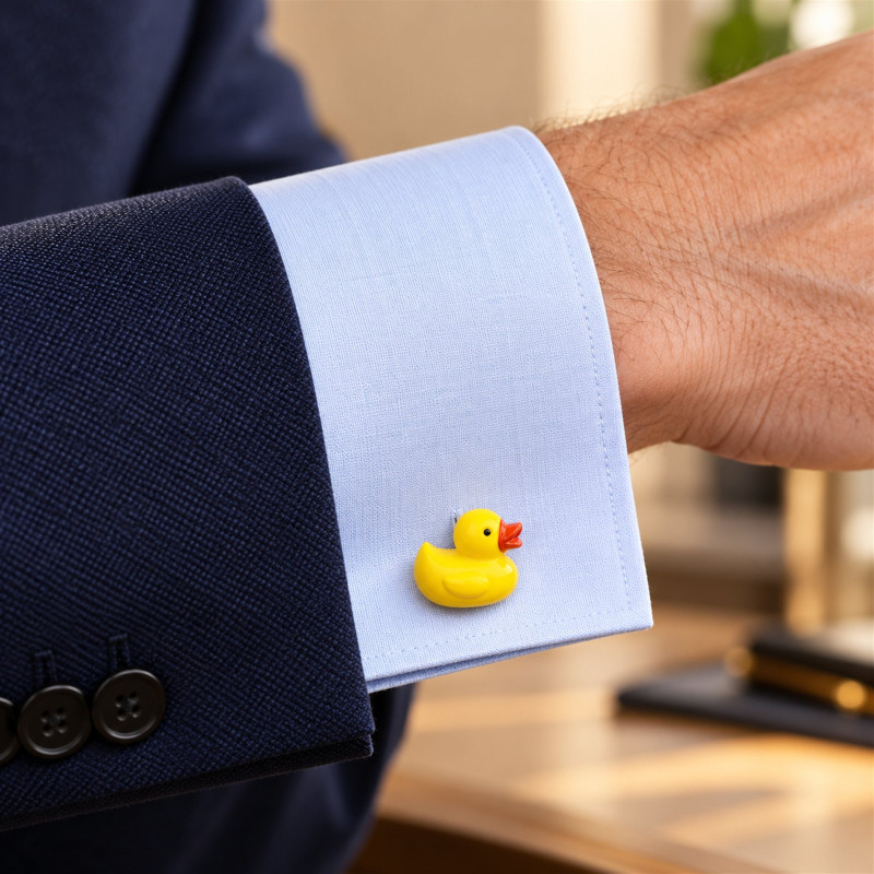 Rubber Duck Cufflinks