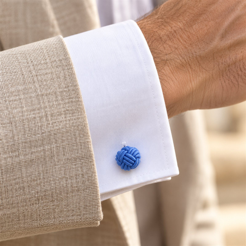 Buenos Aires Silk Knot Cufflinks