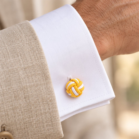 Brunei Silk Knot Cufflinks