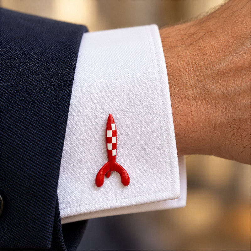 Tintin Rocket Cufflinks