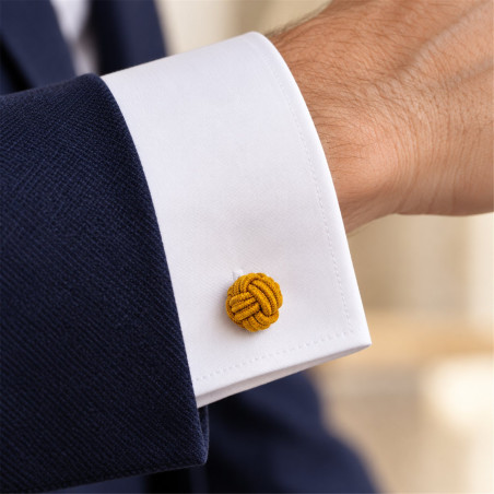 Sucre Silk Knot Cufflinks