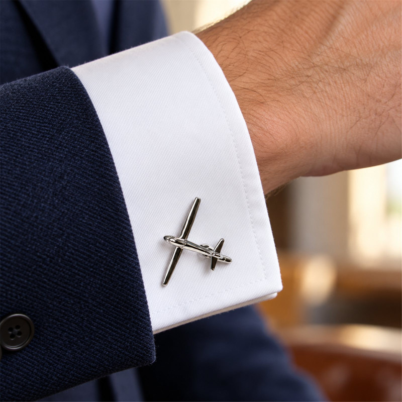 Glider Plane Cufflinks