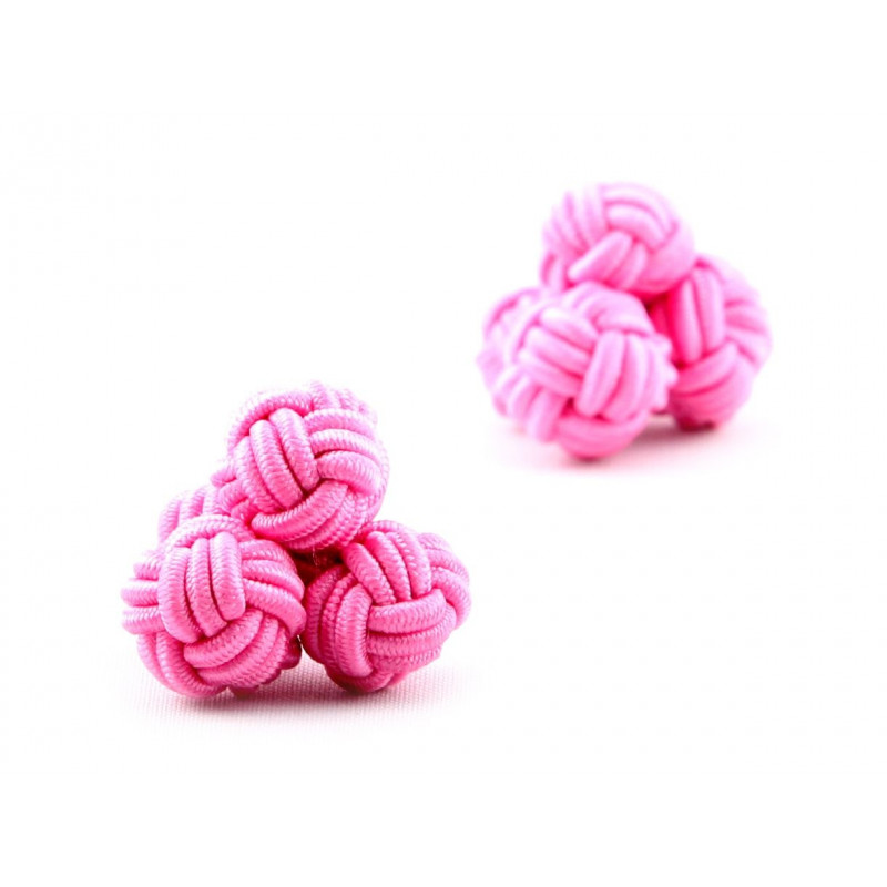 Passementerie boule rose