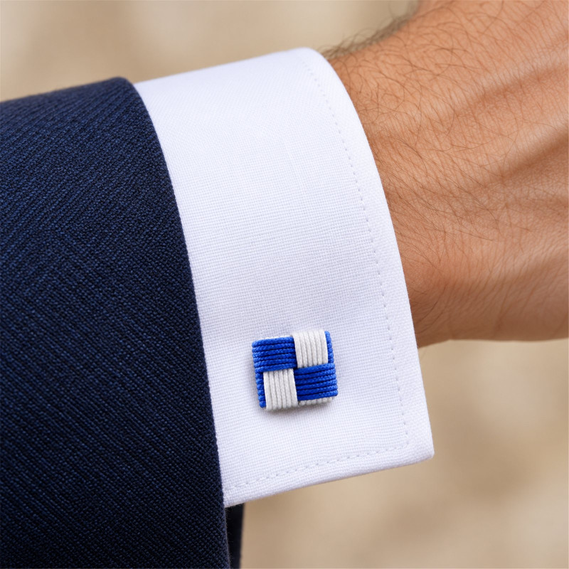 Helsinki Silk Knot Cufflinks