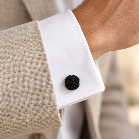 Luanda Silk Knot Cufflinks