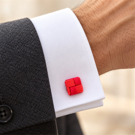 Hanoi Silk Knot Cufflinks