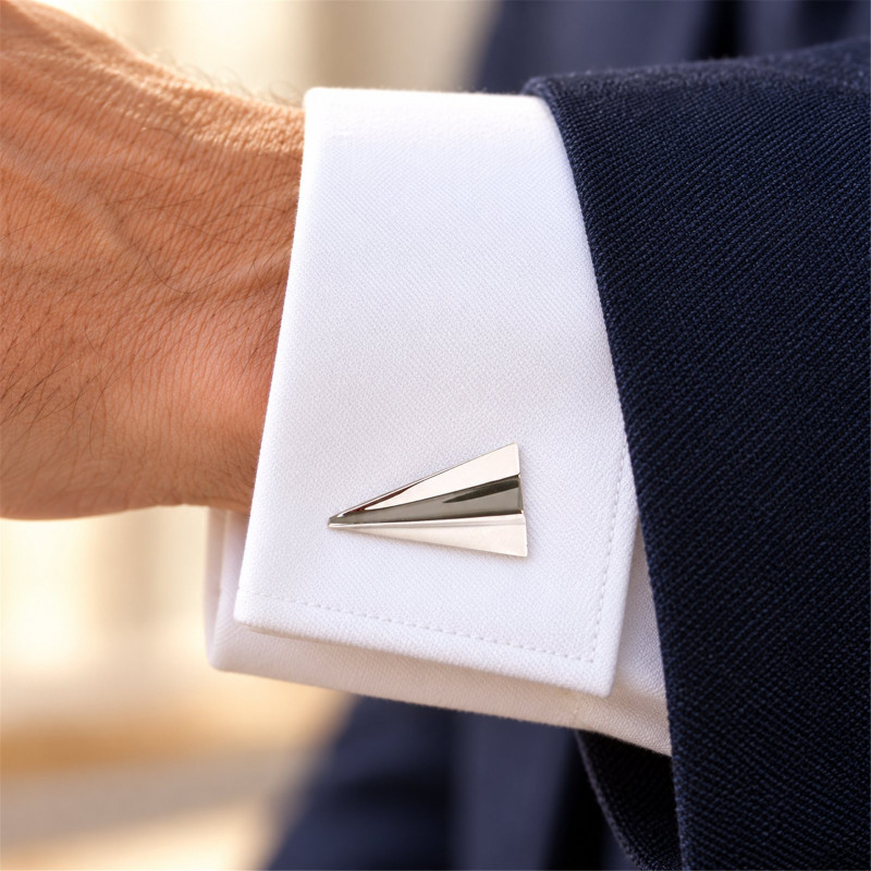 Paper Plane Cufflinks