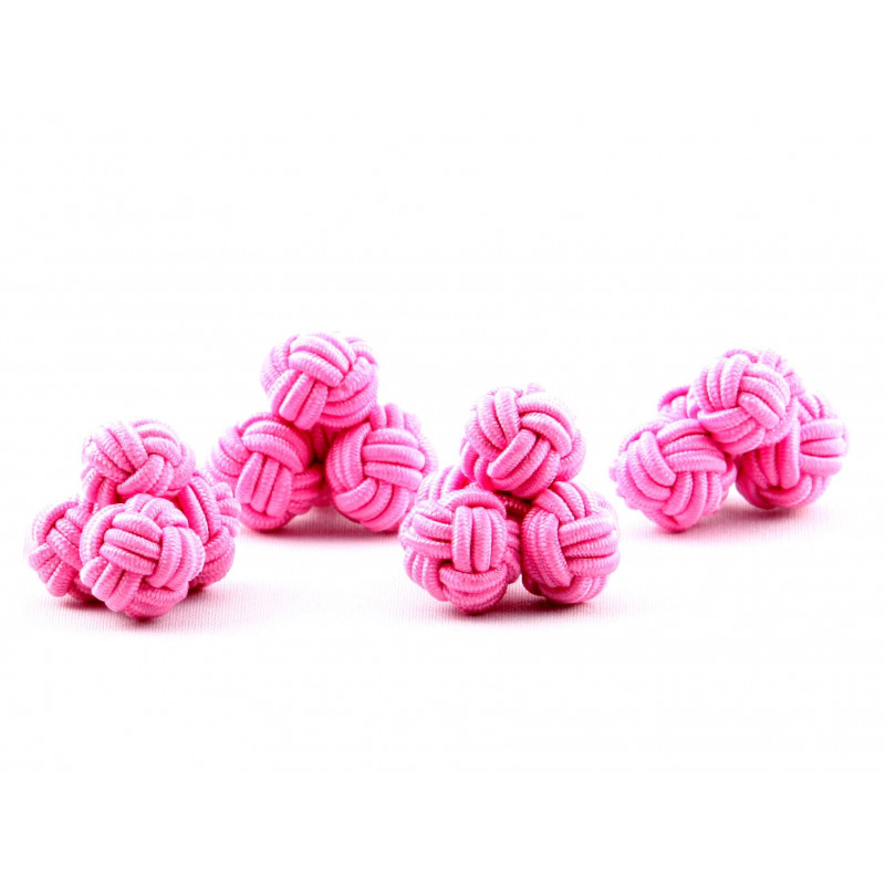 Passementerie boule rose