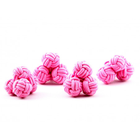 Bangkok Silk Knot Cufflinks