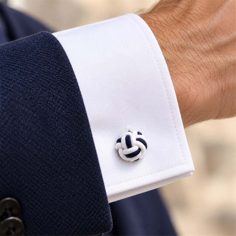 Tallinn Silk Knot Cufflinks