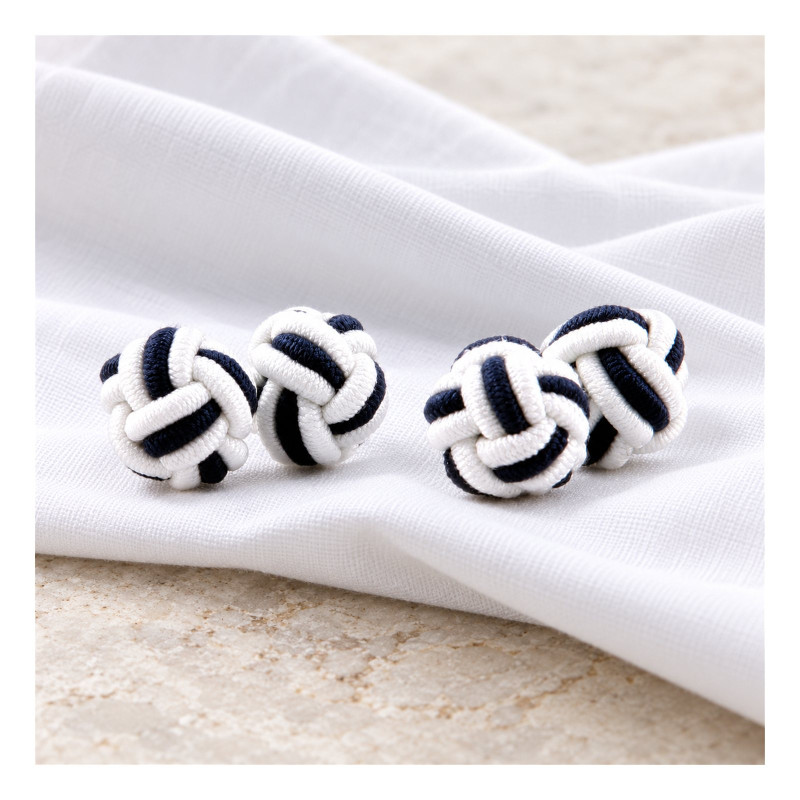 Tallinn Silk Knot Cufflinks