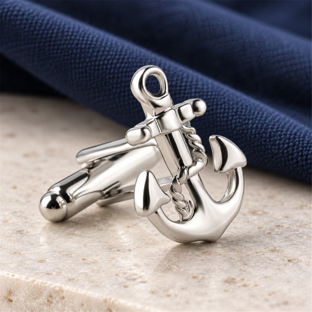 Boutons de manchette Ancre 2
