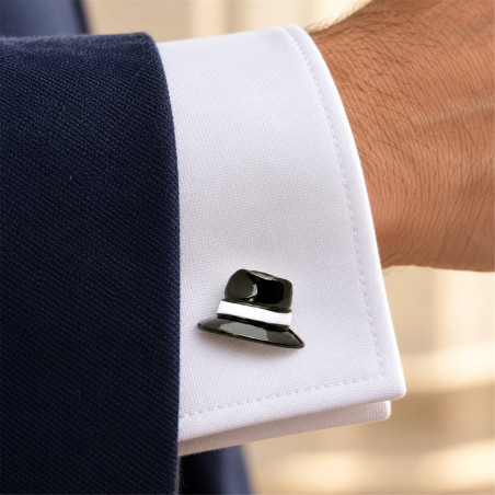 Borsalino Hat Cufflinks