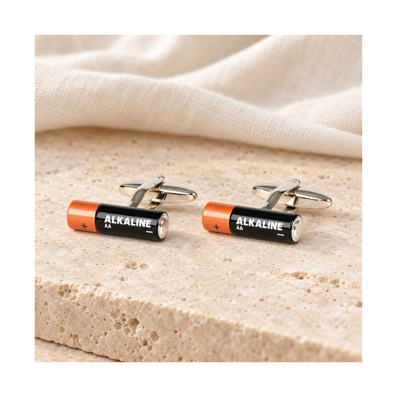 Boutons de manchette piles Alkaline