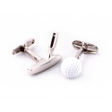 Golf Cufflinks (Putter & Ball)
