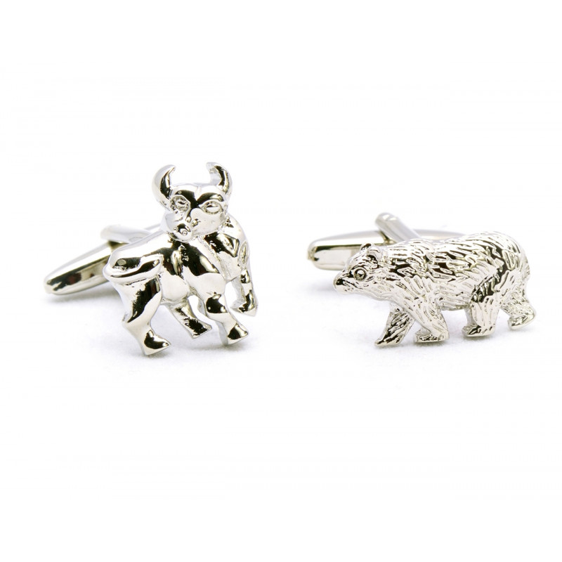 Boutons de manchette Bull & Bear II
