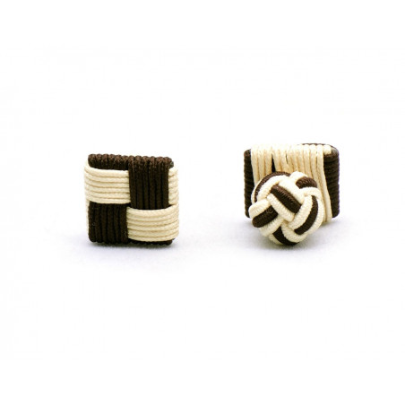 Brussels Silk Knot Cufflinks
