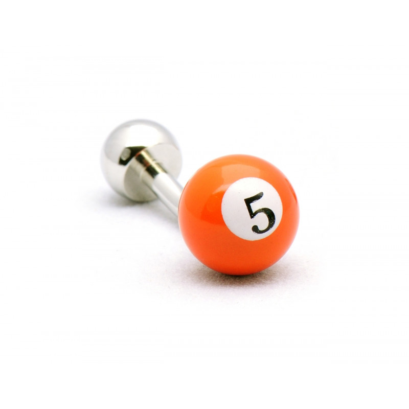 Boutons de manchette Billard orange