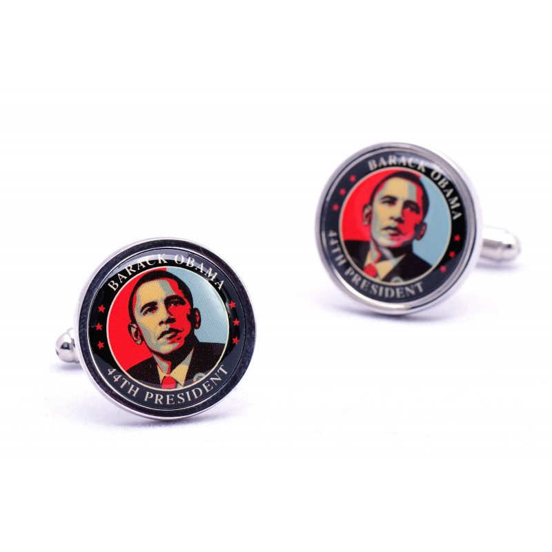 Boutons de manchette Obama