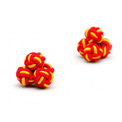 Lhasa Silk Knot Cufflinks