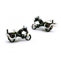 Retro Cop Motorbike Cufflinks