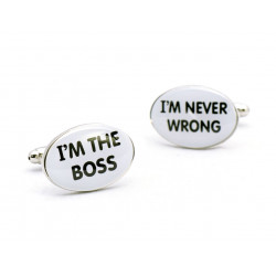 I'm the Boss Cufflinks