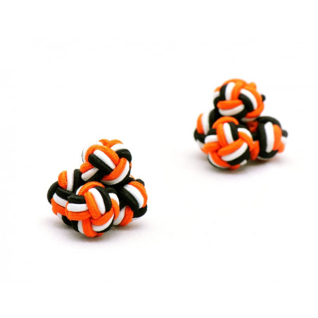 Adélie Silk Knot Cufflinks