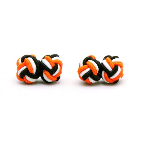 Adélie Silk Knot Cufflinks